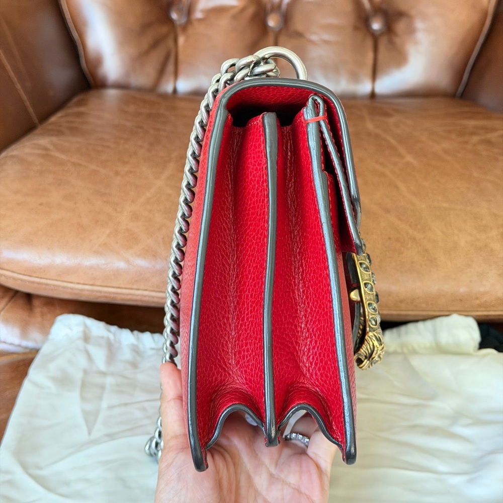 *SOLD* Gucci Dionysus Leather Bag Small - Picture 6 of 14